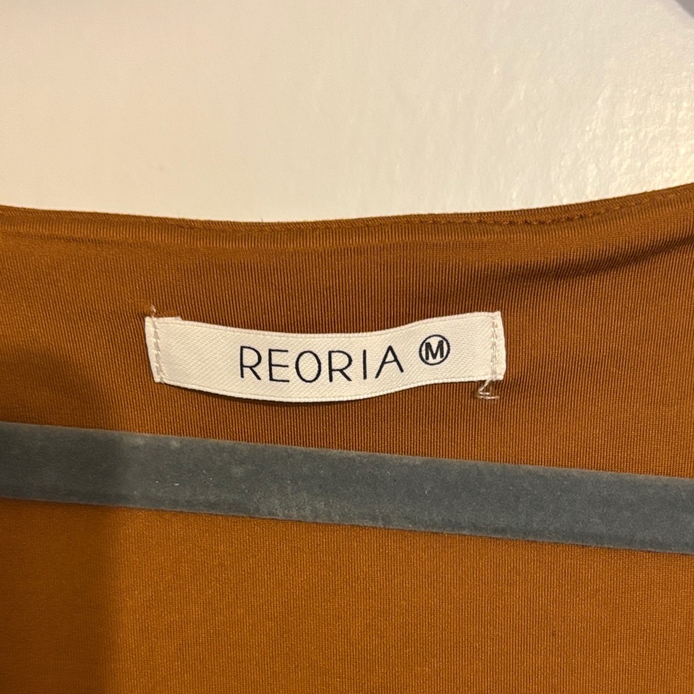 ReoRia Tan Long Sleeve Bodysuit - Picture 2 of 4